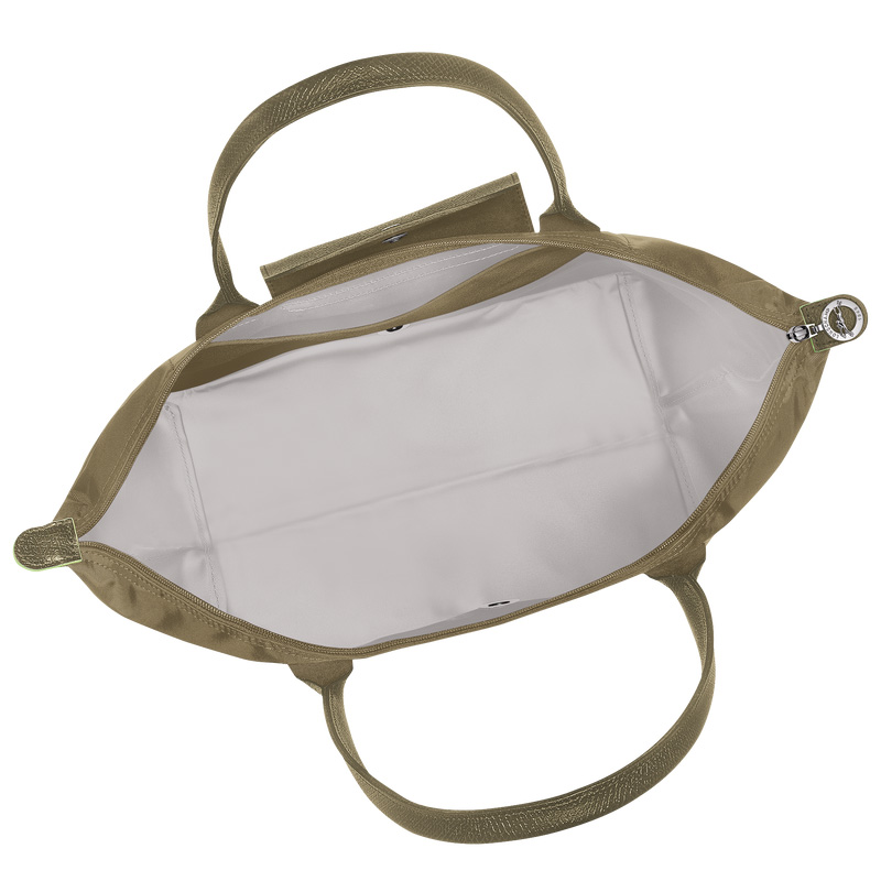Bolsas De Ombro Longchamp Le Pliage Green L Tote bag Feminino Artichoke | LC-IOKG5247