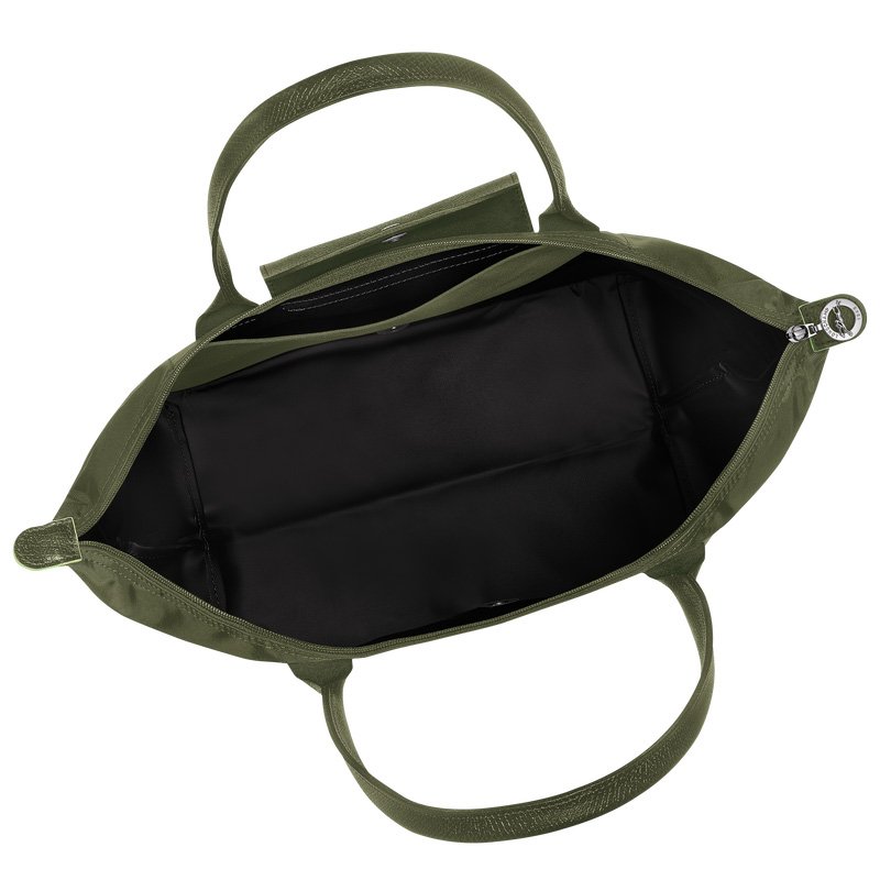 Bolsas De Ombro Longchamp Le Pliage Green L Tote bag Feminino Forest | LC-KTDL5178