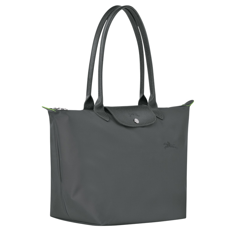 Bolsas De Ombro Longchamp Le Pliage Green L Tote bag Feminino Graphite | LC-IJWP3579
