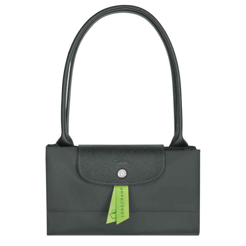 Bolsas De Ombro Longchamp Le Pliage Green L Tote bag Feminino Graphite | LC-IJWP3579