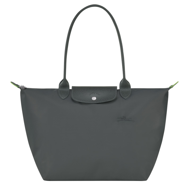 Bolsas De Ombro Longchamp Le Pliage Green L Tote bag Feminino Graphite | LC-IJWP3579