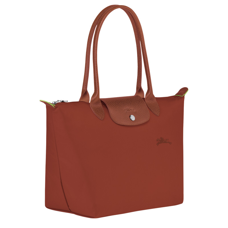 Bolsas De Ombro Longchamp Le Pliage Green M Tote bag Feminino Chestnut | LC-NJPR3002