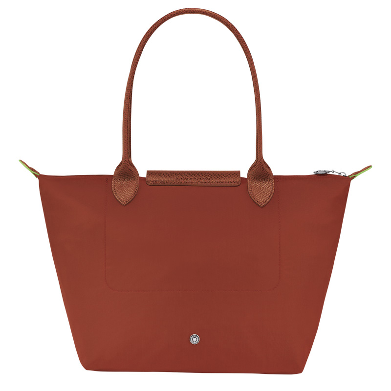 Bolsas De Ombro Longchamp Le Pliage Green M Tote bag Feminino Chestnut | LC-NJPR3002