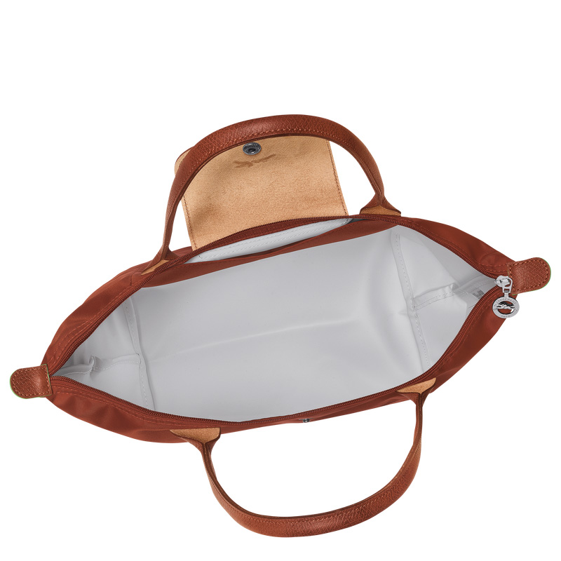 Bolsas De Ombro Longchamp Le Pliage Green M Tote bag Feminino Chestnut | LC-NJPR3002