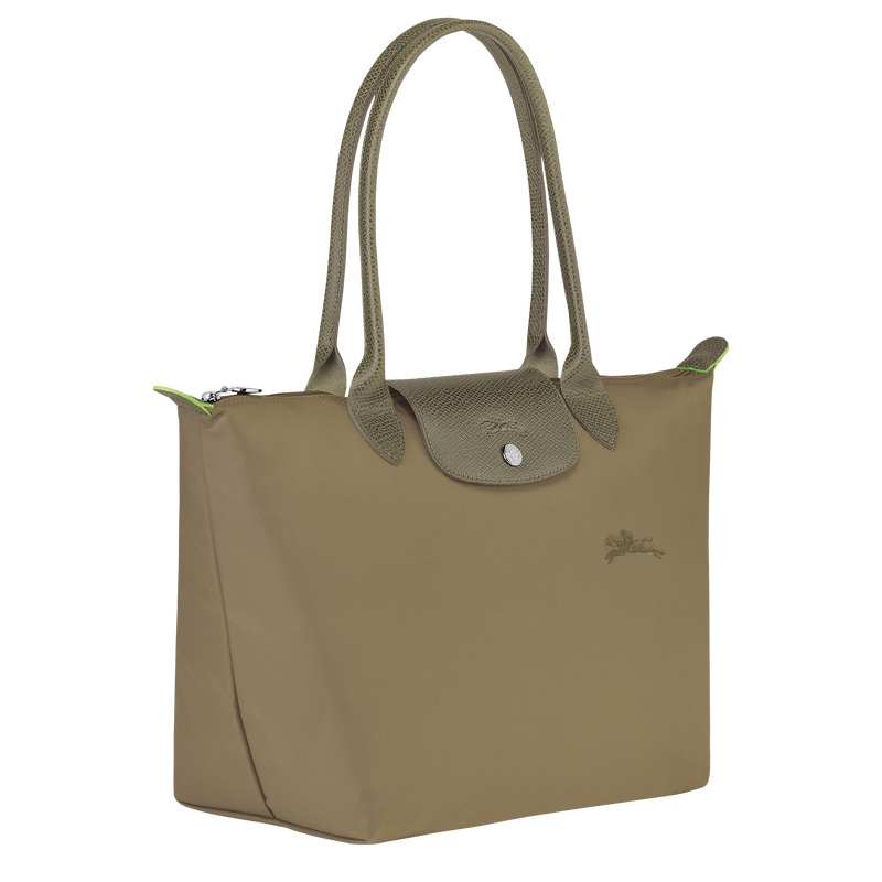 Bolsas De Ombro Longchamp Le Pliage Green M Tote bag Feminino Artichoke | LC-WIHW5755