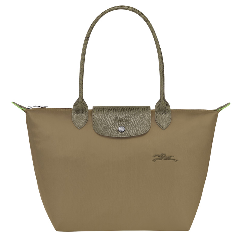Bolsas De Ombro Longchamp Le Pliage Green M Tote bag Feminino Artichoke | LC-WIHW5755