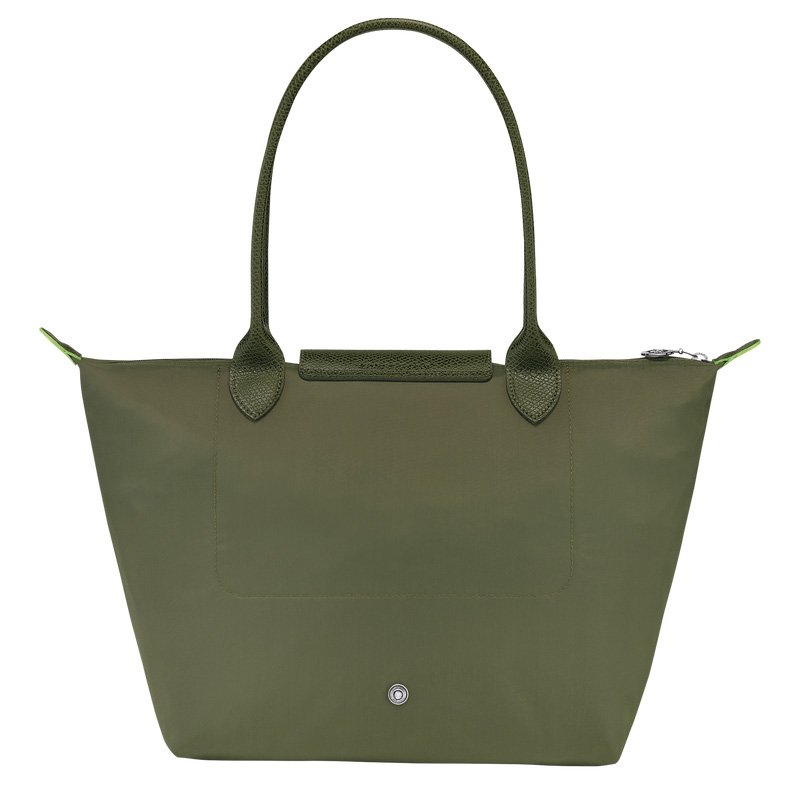 Bolsas De Ombro Longchamp Le Pliage Green M Tote bag Feminino Forest | LC-GVFH5689