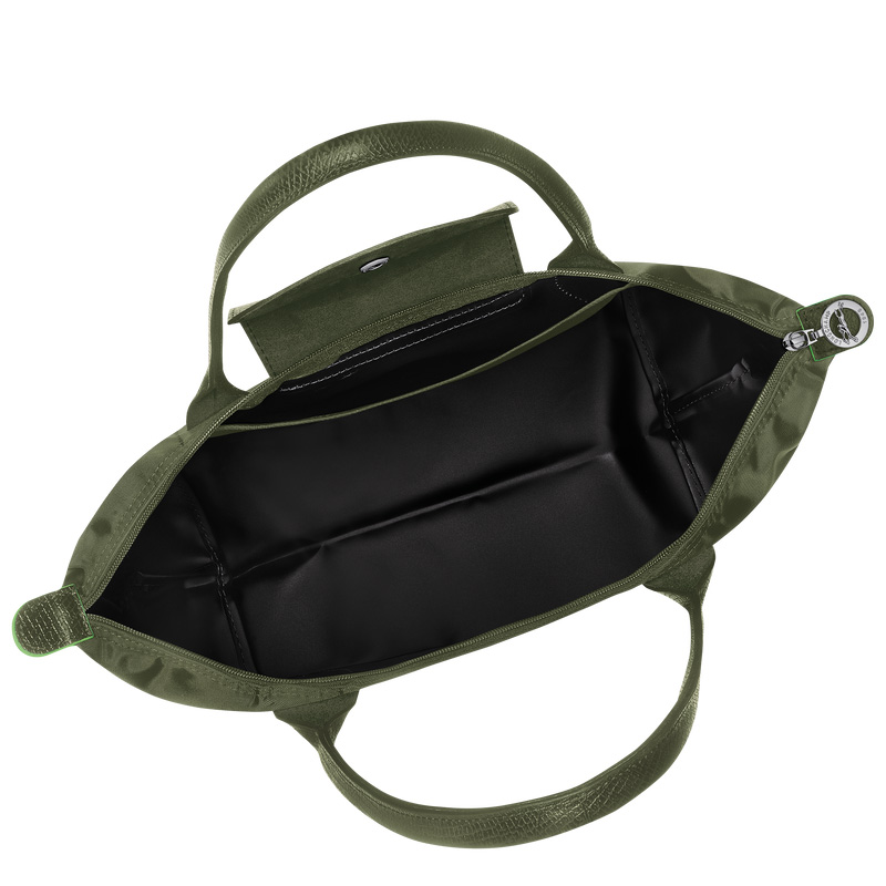 Bolsas De Ombro Longchamp Le Pliage Green M Tote bag Feminino Forest | LC-GVFH5689