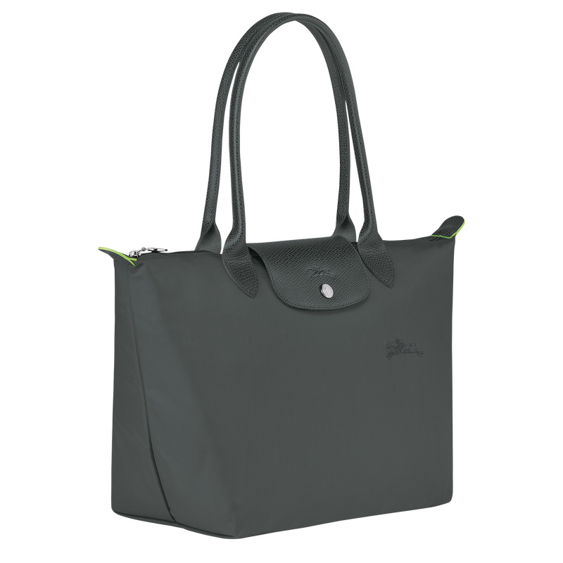 Bolsas De Ombro Longchamp Le Pliage Green M Tote bag Feminino Graphite | LC-TTWH8864