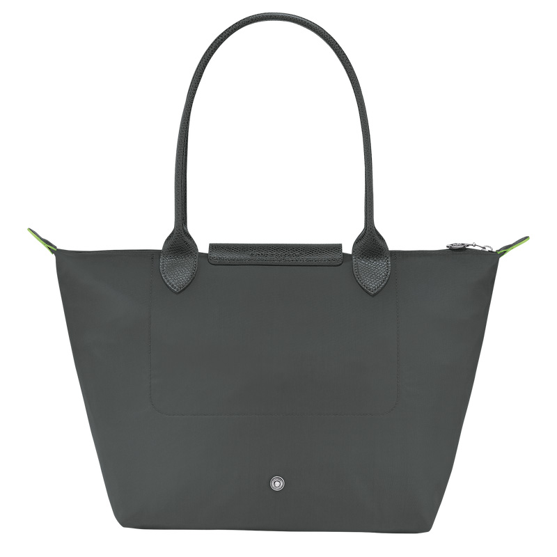 Bolsas De Ombro Longchamp Le Pliage Green M Tote bag Feminino Graphite | LC-TTWH8864