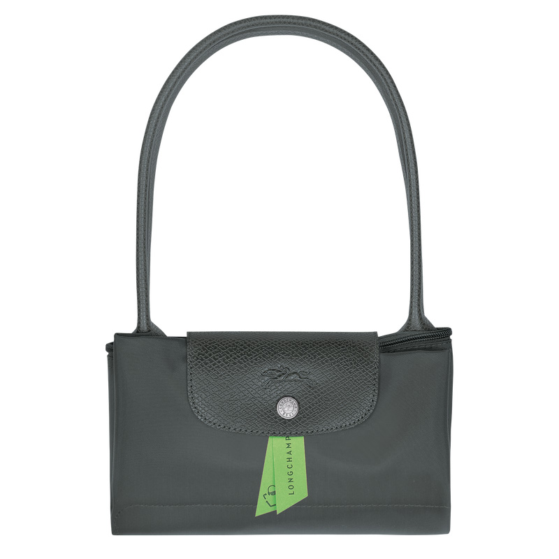 Bolsas De Ombro Longchamp Le Pliage Green M Tote bag Feminino Graphite | LC-TTWH8864