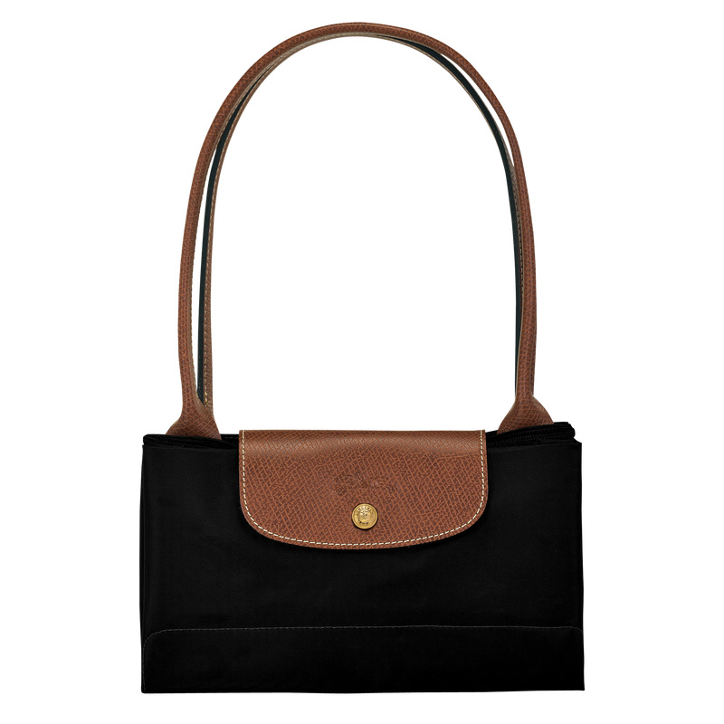 Bolsas De Ombro Longchamp Le Pliage Original L Tote bag Feminino Pretas | LC-AMOE6988