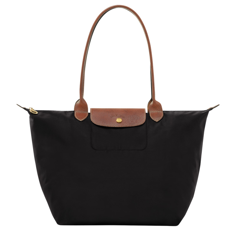 Bolsas De Ombro Longchamp Le Pliage Original L Tote bag Feminino Pretas | LC-AMOE6988
