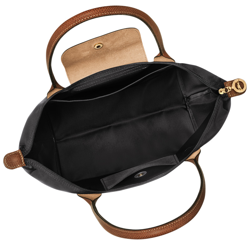 Bolsas De Ombro Longchamp Le Pliage Original M Tote bag Feminino Pretas | LC-XABG8785