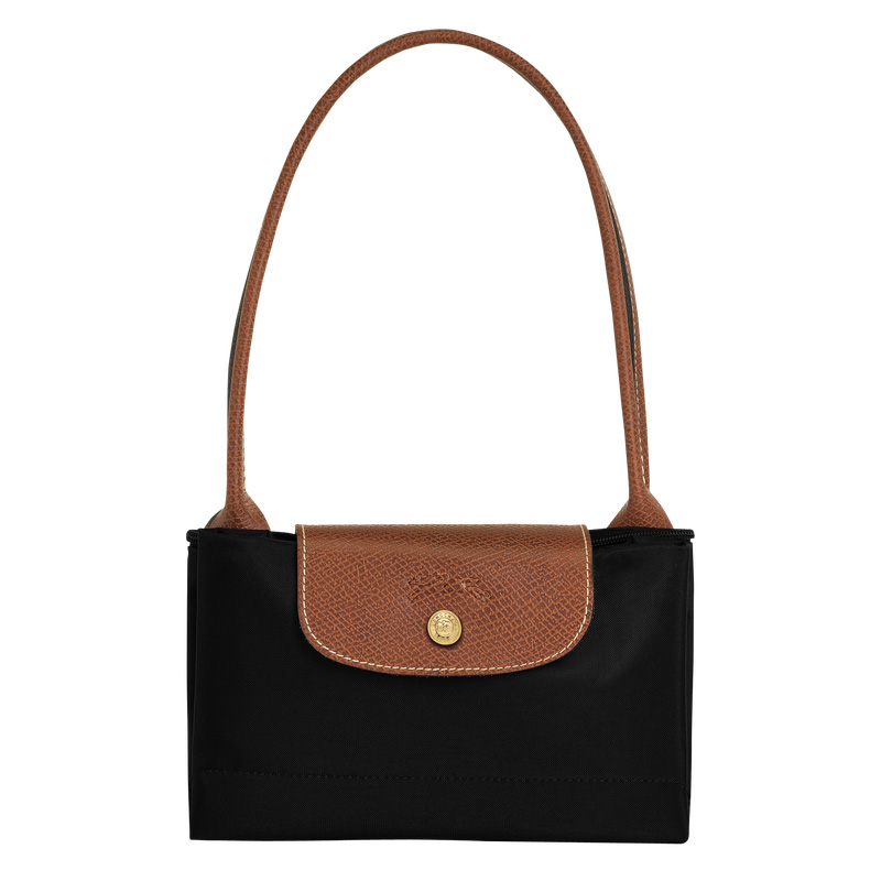 Bolsas De Ombro Longchamp Le Pliage Original M Tote bag Feminino Pretas | LC-XABG8785