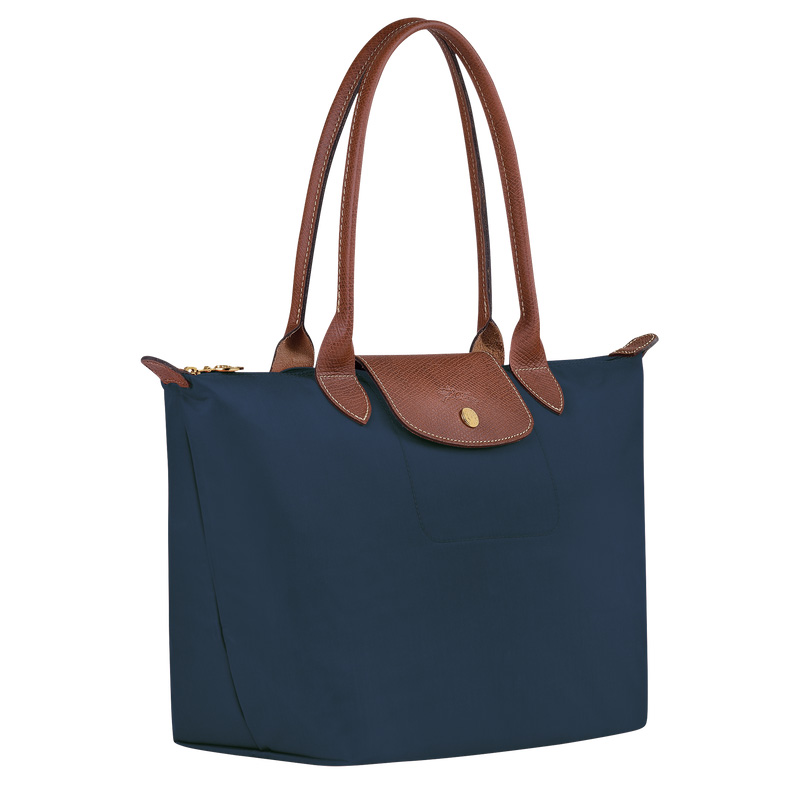 Bolsas De Ombro Longchamp Le Pliage Original M Tote bag Feminino Azul Marinho | LC-LLKE1552