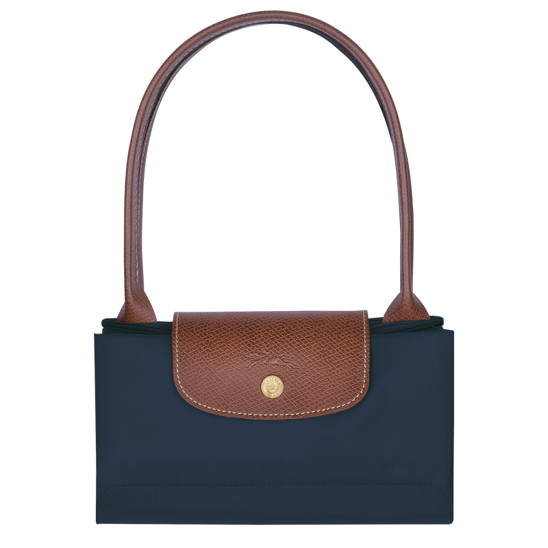Bolsas De Ombro Longchamp Le Pliage Original M Tote bag Feminino Azul Marinho | LC-LLKE1552