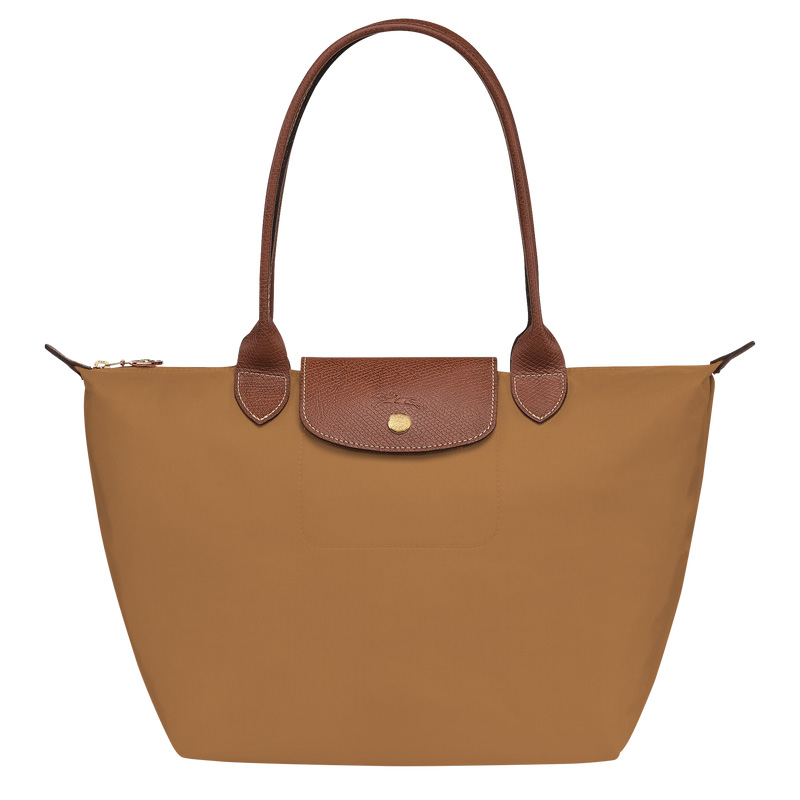 Bolsas De Ombro Longchamp Le Pliage Original M Tote bag Feminino Fawn | LC-KBMH5496