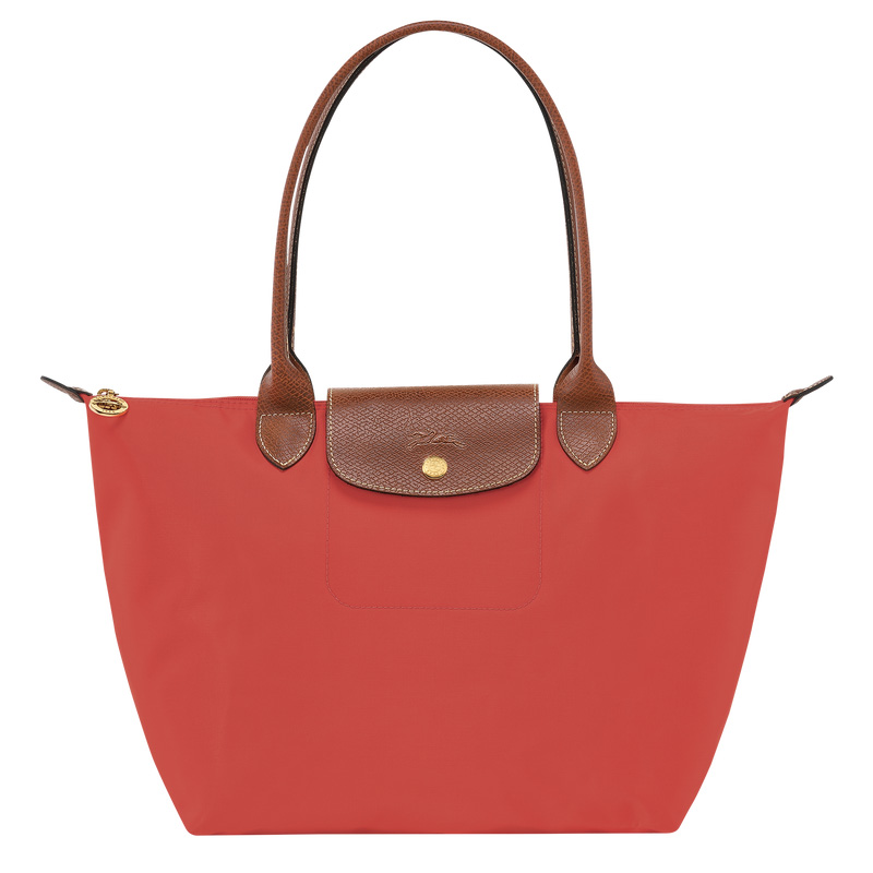 Bolsas De Ombro Longchamp Le Pliage Original M Tote bag Feminino Tomato | LC-HBYL0506