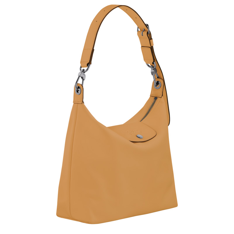 Bolsas De Ombro Longchamp Le Pliage Xtra M Hobo bag Feminino Honey | LC-ESLM1721