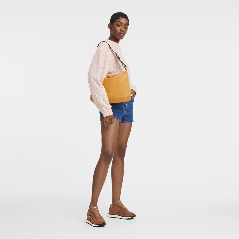 Bolsas De Ombro Longchamp Le Pliage Xtra M Hobo bag Feminino Abricó | LC-WCWC3491