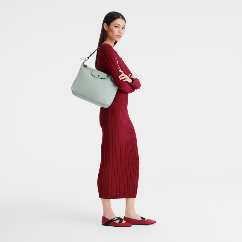 Bolsas De Ombro Longchamp Le Pliage Xtra M Hobo bag Feminino Vervain | LC-SWIA9518
