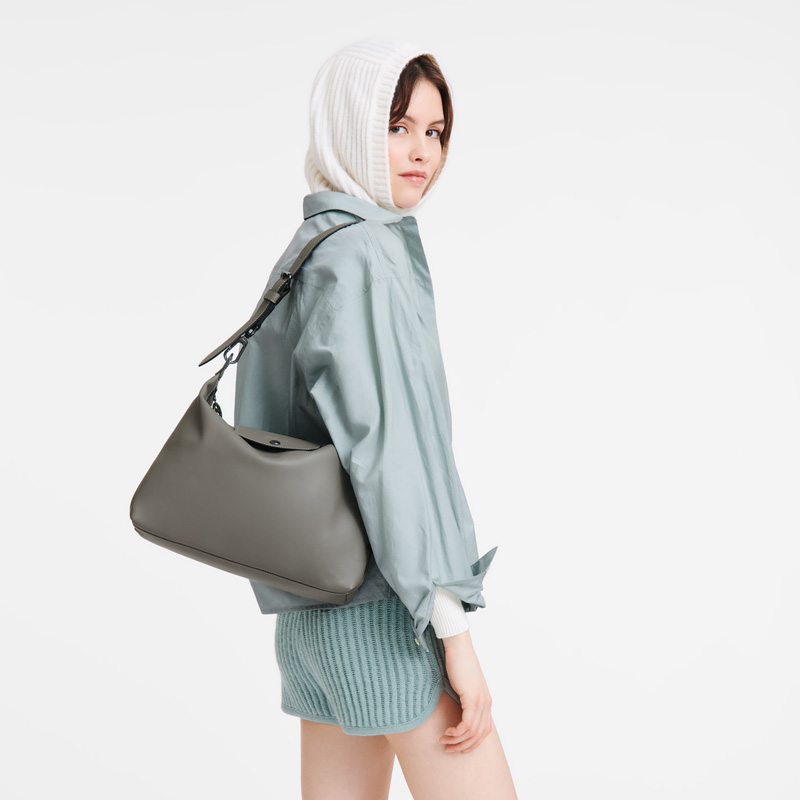 Bolsas De Ombro Longchamp Le Pliage Xtra M Hobo bag Feminino Turtledove | LC-LOYZ0825