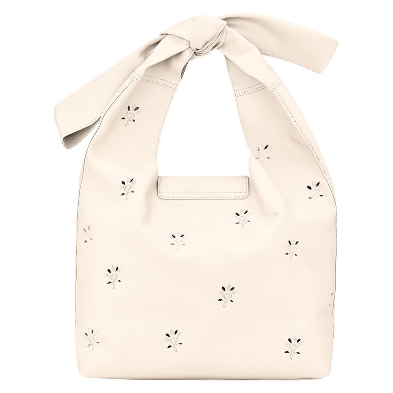 Bolsas De Ombro Longchamp Le Pliage Xtra M Shoulder bag Feminino Ecru | LC-SYLQ3466