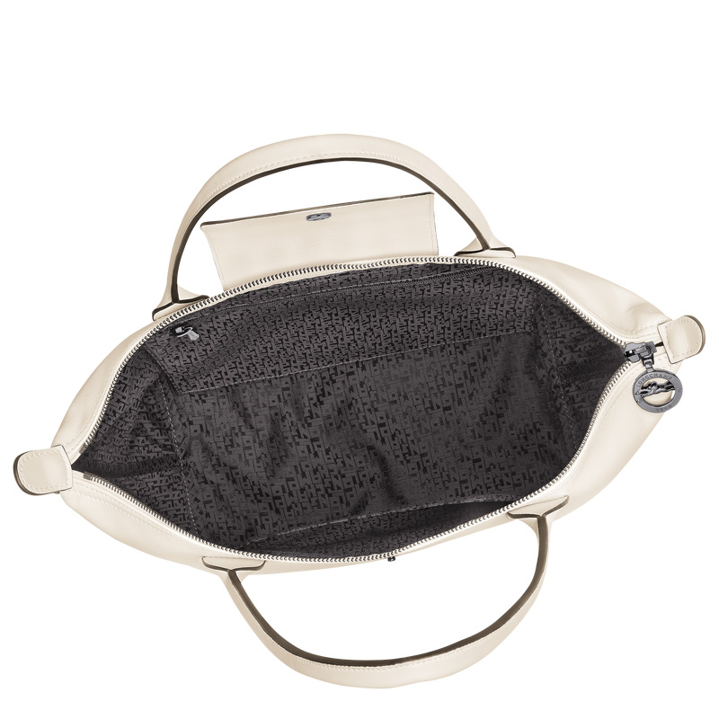 Bolsas De Ombro Longchamp Le Pliage Xtra M Tote bag Feminino Ecru | LC-TWXX0726