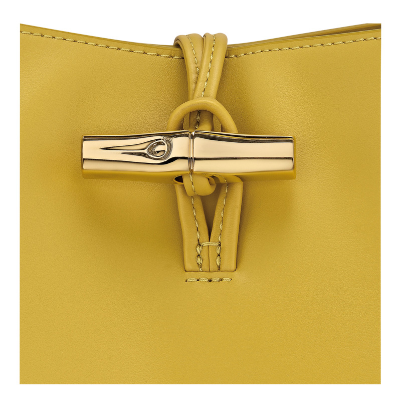 Bolsas De Ombro Longchamp Le Roseau M Hobo bag Feminino Ginger | LC-FXAW5853