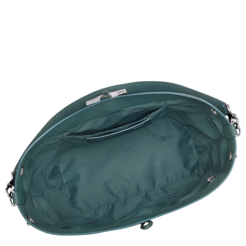 Bolsas De Ombro Longchamp Le Roseau M Shoulder bag Feminino Cedar | LC-WCHB7663