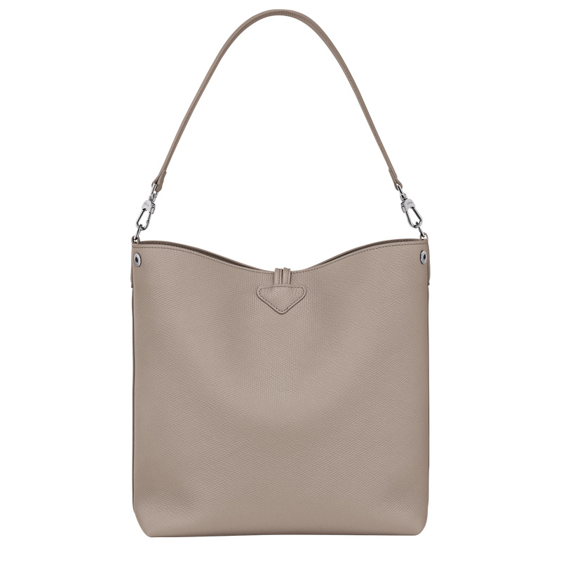 Bolsas De Ombro Longchamp Le Roseau M Shoulder bag Feminino Clay | LC-RSMX4774