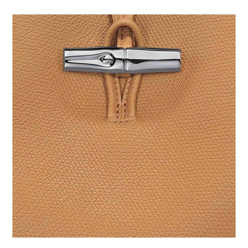 Bolsas De Ombro Longchamp Le Roseau M Shoulder bag Feminino Walnut | LC-LRJM9560