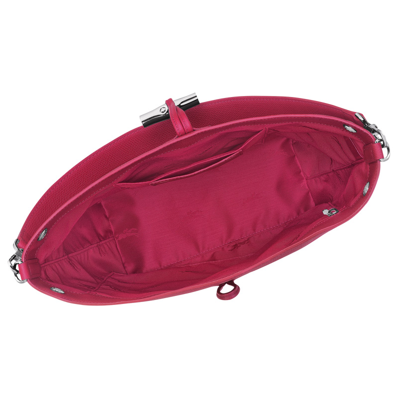 Bolsas De Ombro Longchamp Le Roseau M Shoulder bag Feminino Beetroot | LC-HCXS0258