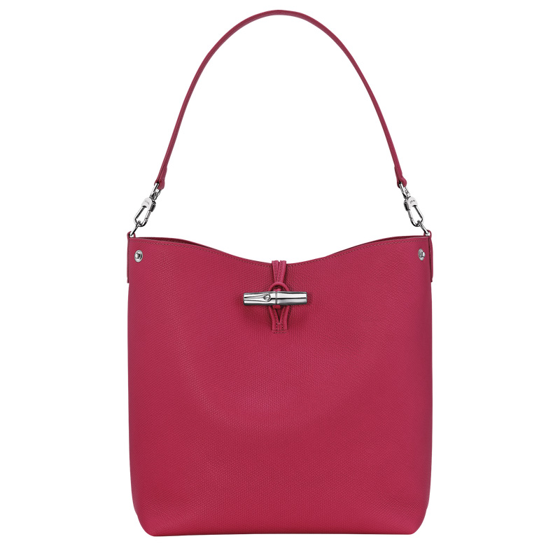 Bolsas De Ombro Longchamp Le Roseau M Shoulder bag Feminino Beetroot | LC-HCXS0258