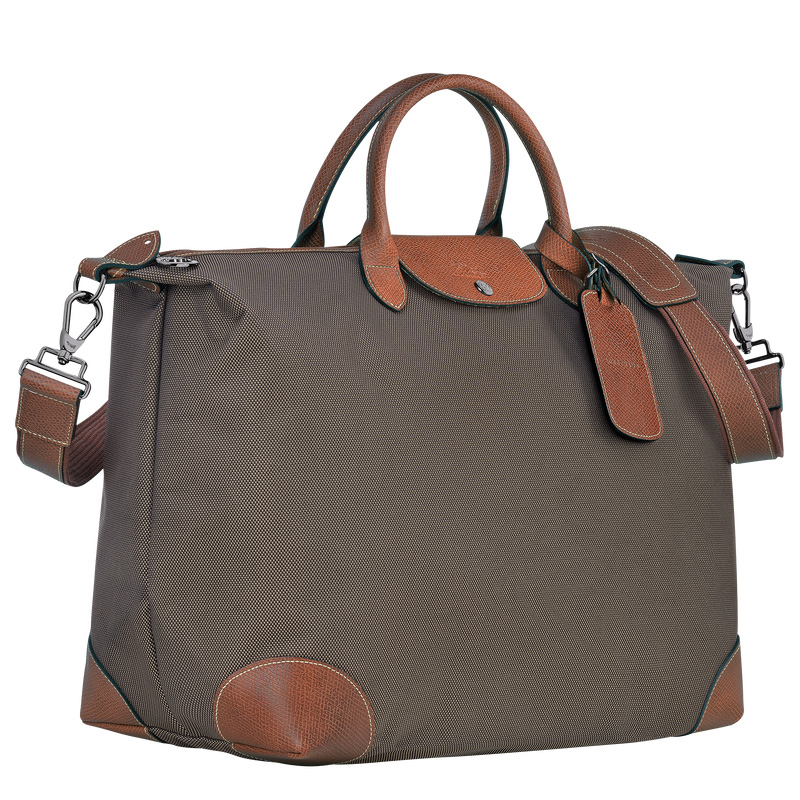 Bolsas De Viagem Longchamp Boxford L Travel bag Feminino Marrom | LC-OOKO5664