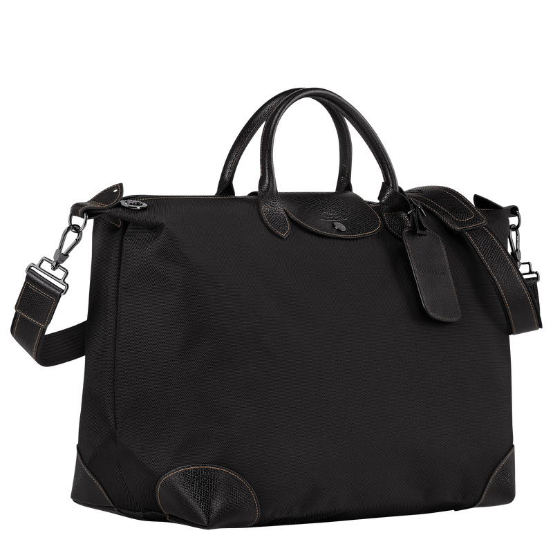 Bolsas De Viagem Longchamp Boxford L Travel bag Feminino Pretas | LC-ARZJ4367