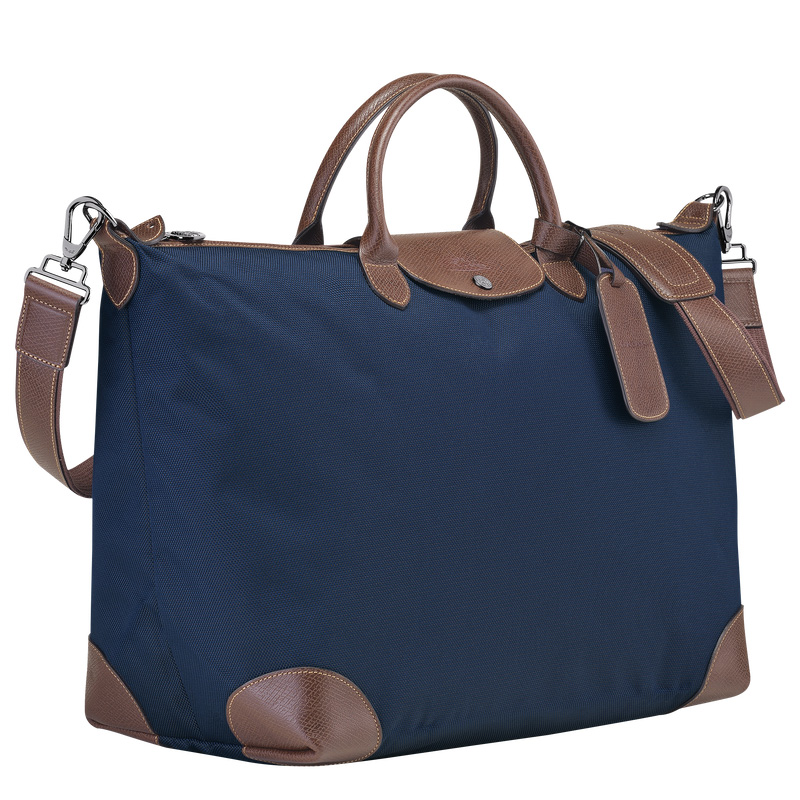 Bolsas De Viagem Longchamp Boxford L Travel bag Feminino Azuis | LC-TSCH0366