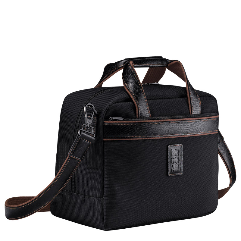 Bolsas De Viagem Longchamp Boxford S Travel bag Feminino Pretas | LC-MEUS5397