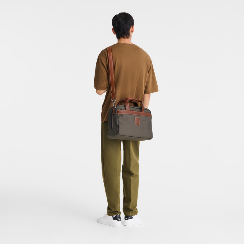 Bolsas De Viagem Longchamp Boxford S Travel bag Feminino Marrom | LC-KLKL2796