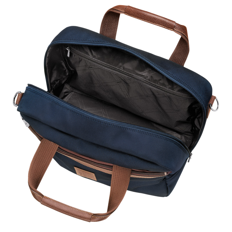 Bolsas De Viagem Longchamp Boxford S Travel bag Masculino Azuis | LC-KJDX5453
