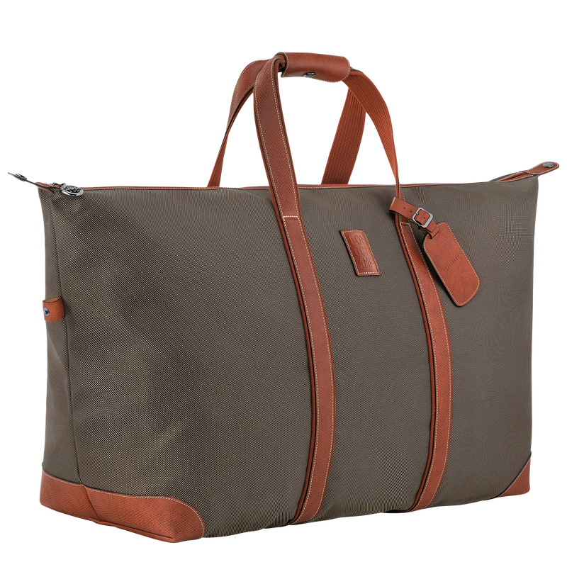 Bolsas De Viagem Longchamp Boxford XL Travel bag Feminino Marrom | LC-TCZF4825