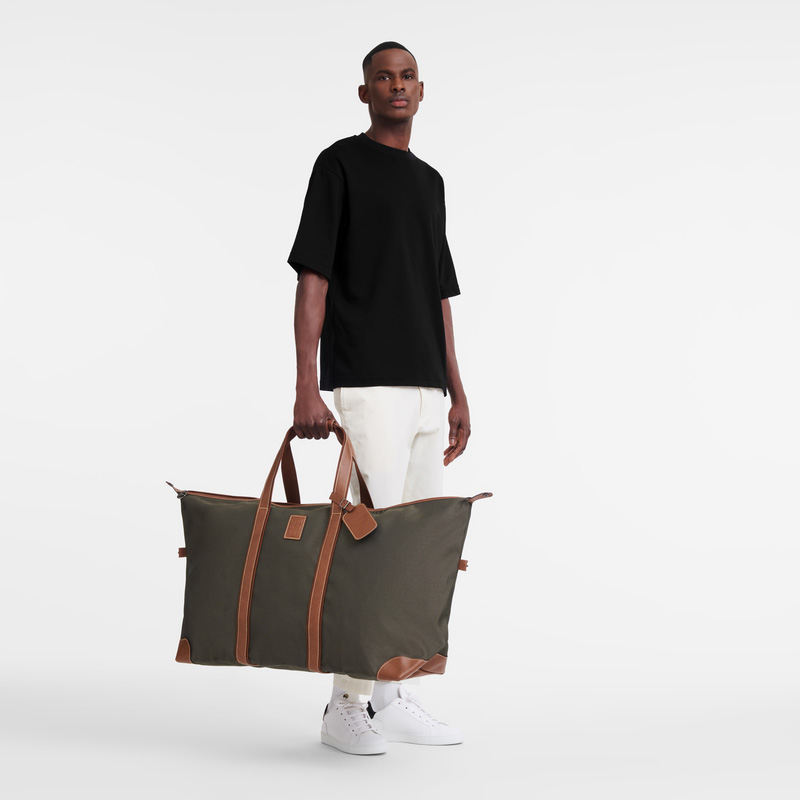 Bolsas De Viagem Longchamp Boxford XL Travel bag Masculino Marrom | LC-KYTC1670
