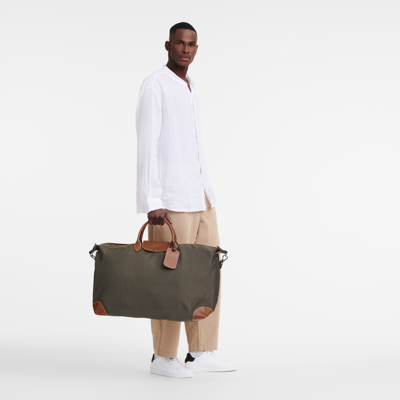 Bolsas De Viagem Longchamp Boxford XL Travel bag Masculino Marrom | LC-FSTX1461