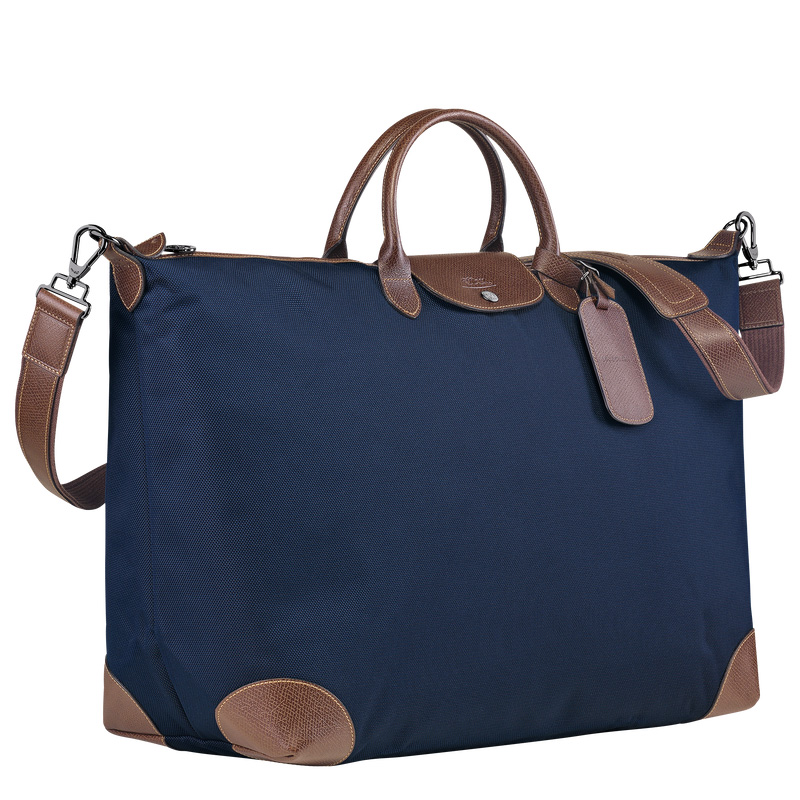 Bolsas De Viagem Longchamp Boxford XL Travel bag Masculino Azuis | LC-PFVR0678