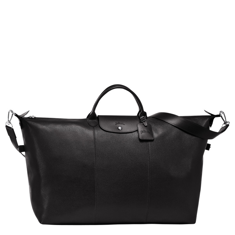 Bolsas De Viagem Longchamp Le Foulonné L Travel bag Masculino Pretas | LC-QTNG7839