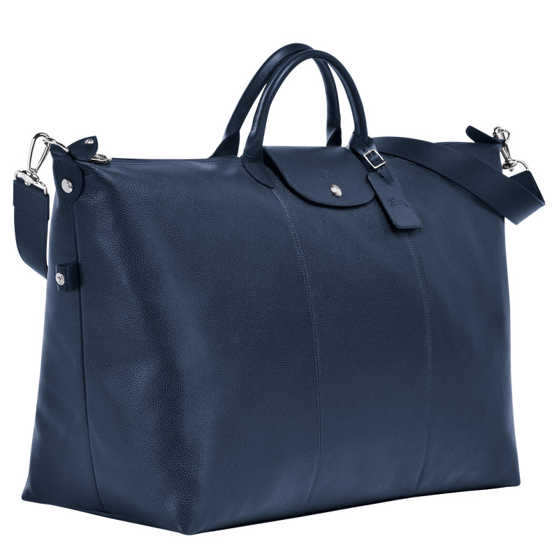 Bolsas De Viagem Longchamp Le Foulonné L Travel bag Masculino Azul Marinho | LC-UAYQ4600
