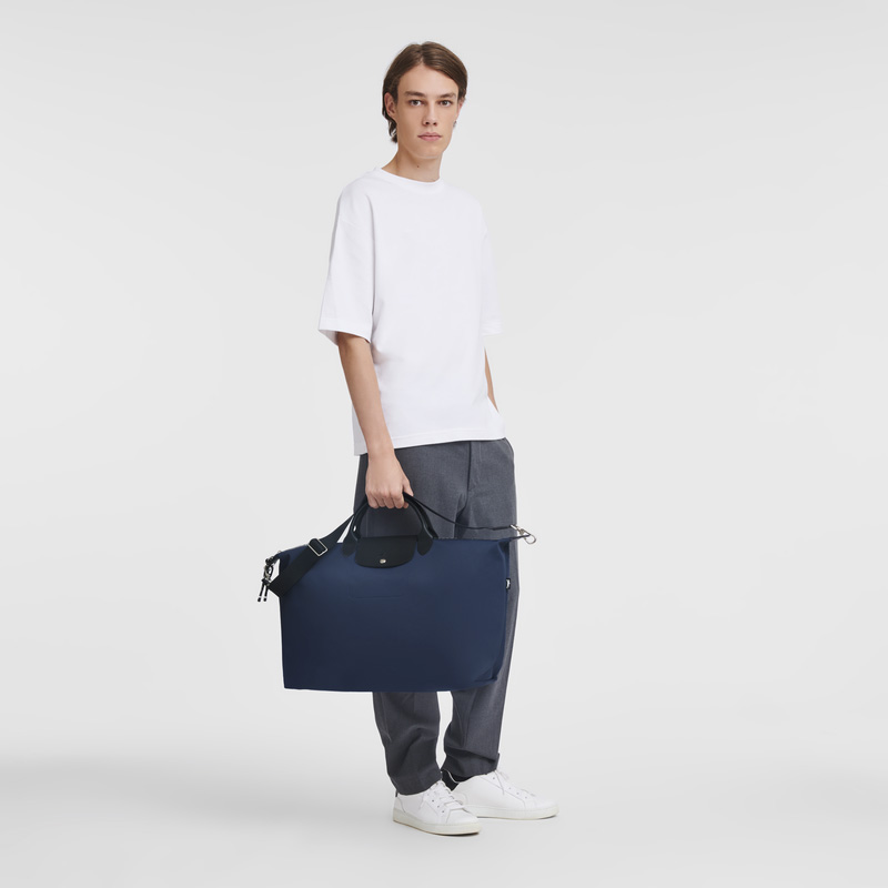Bolsas De Viagem Longchamp Le Pliage Energy L Travel bag Feminino Azul Marinho | LC-LDDH7832