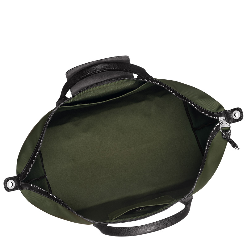 Bolsas De Viagem Longchamp Le Pliage Energy L Travel bag Masculino Caqui | LC-RYMI9803
