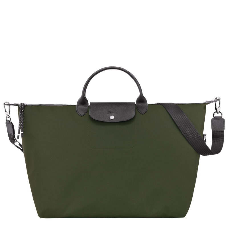 Bolsas De Viagem Longchamp Le Pliage Energy L Travel bag Masculino Caqui | LC-RYMI9803